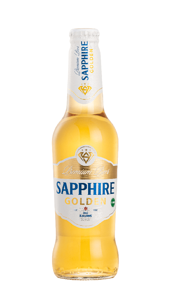 Bia chai Sapphire Golden 330ml 